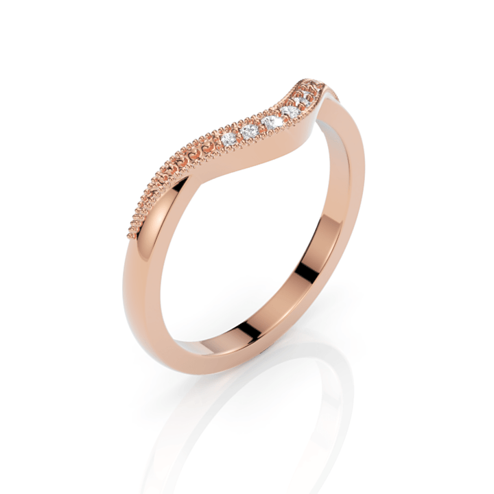 AGIDesignShop Stephany Diamond Wedding Band