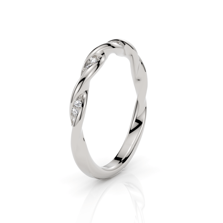 AGI Design Tara Lab-Created Diamonds Wedding Band