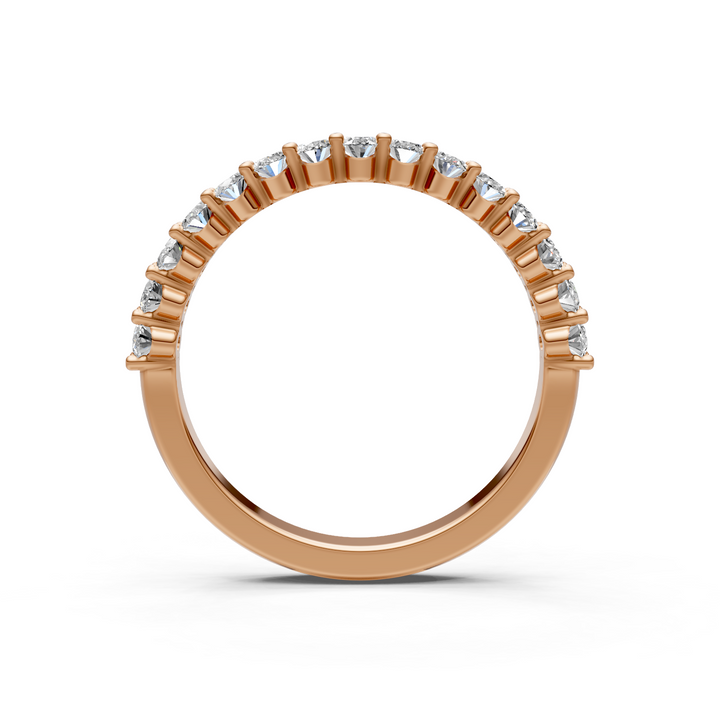 Nim Oval Lab-Created Diamonds Wedding Band