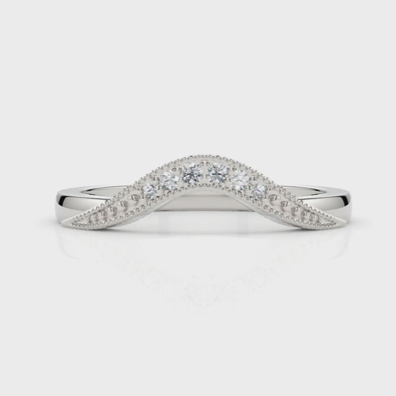 Stephany Diamond Wedding Band