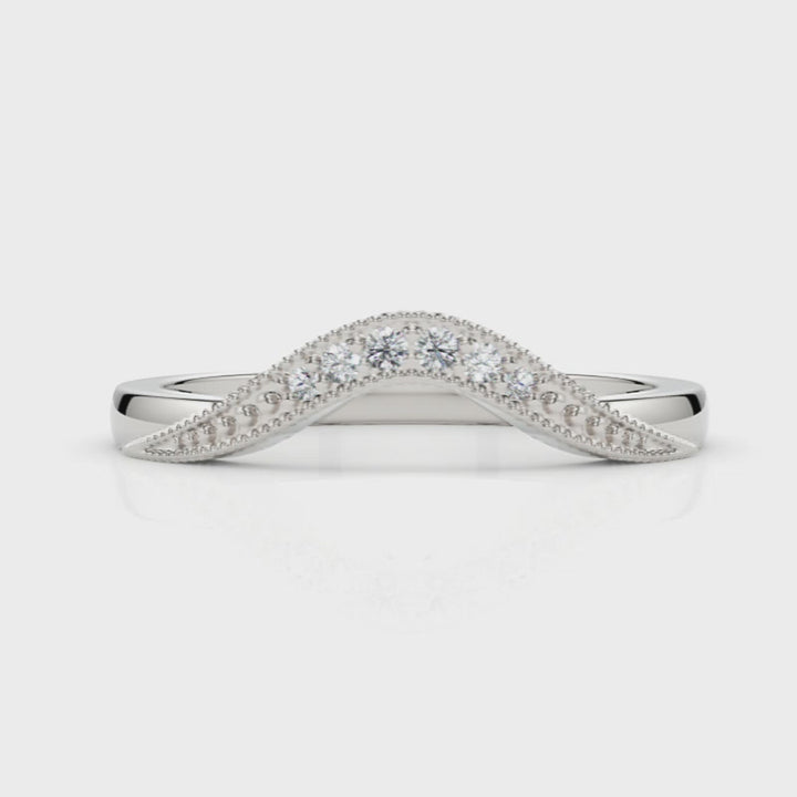 Stephany Diamond Wedding Band