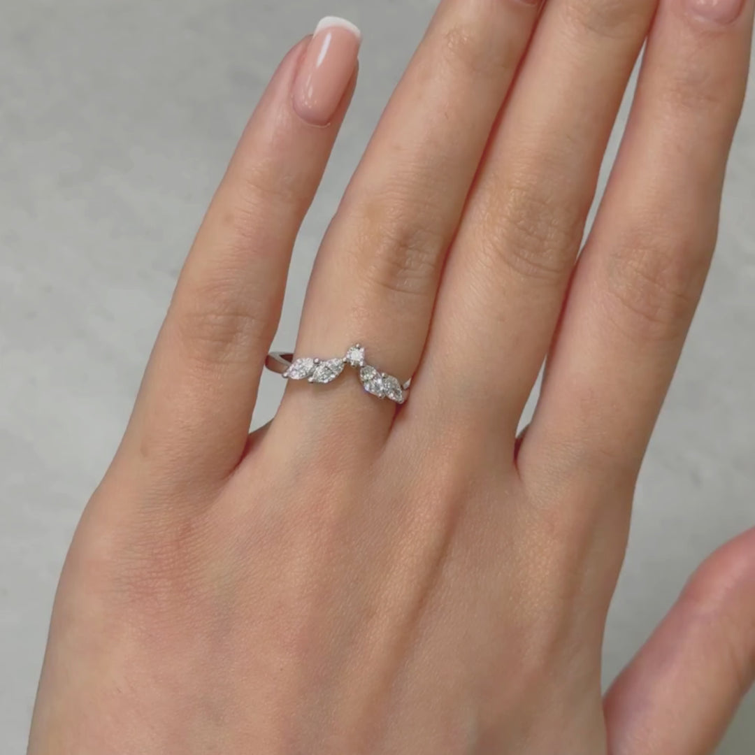 Ziba Lab-Created Diamonds Wedding Band