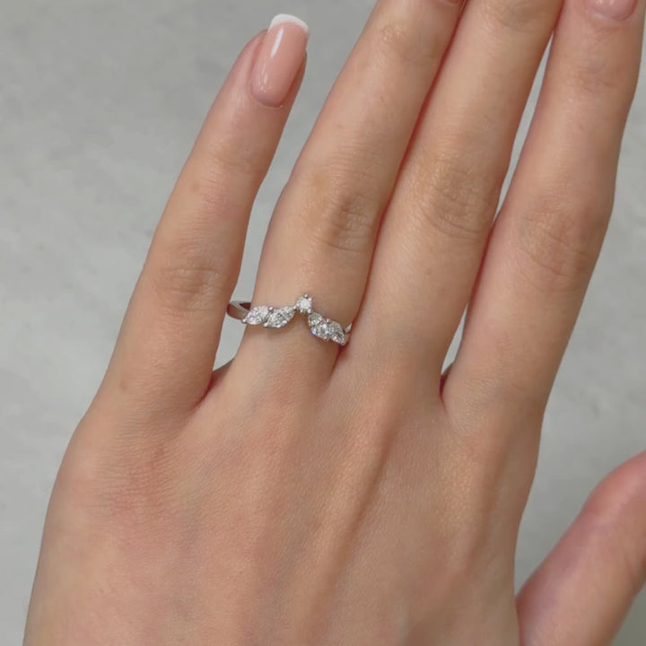 Ziba Lab-Created Diamonds Wedding Band