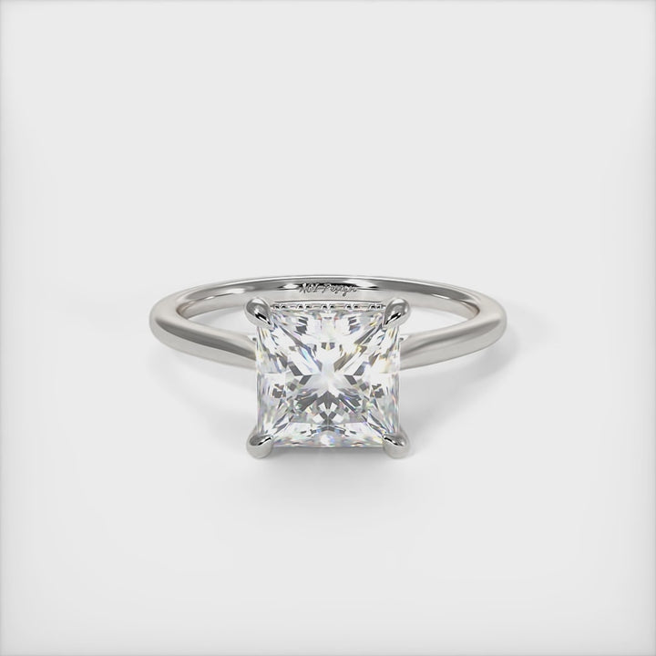 Claire Princess Cut Lab Created Diamond Engagement Ring