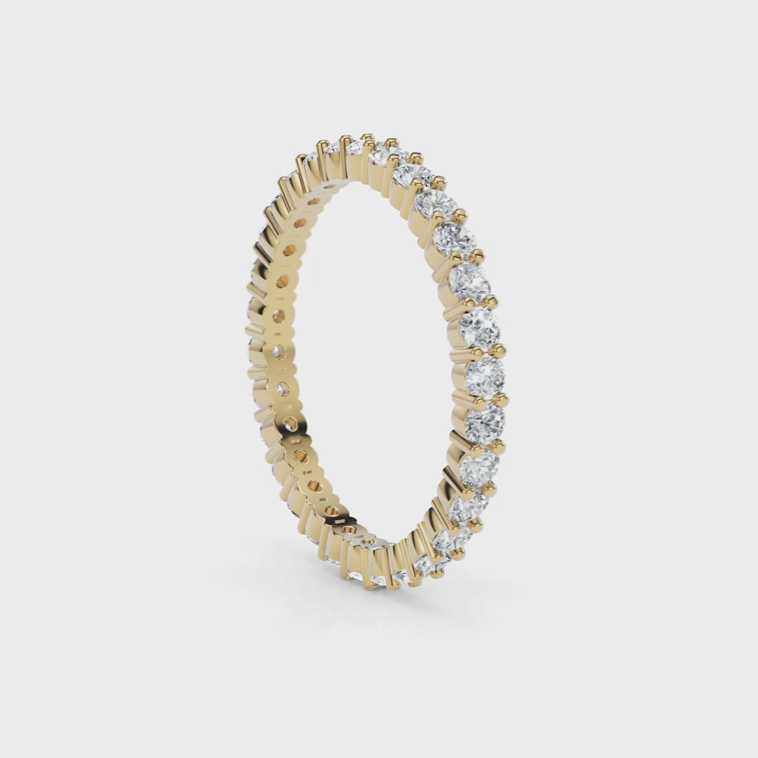 Sage Lab-Created Diamonds Wedding Band