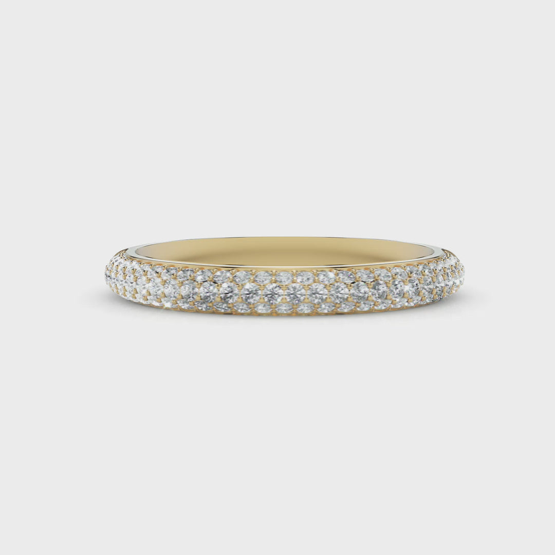 Sonia Lab-Created Diamonds Wedding Band