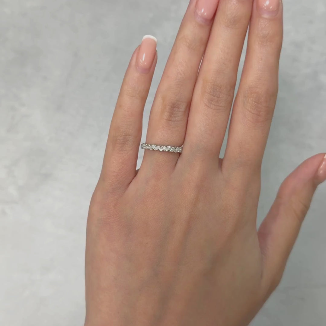 Ready to Ship  Agnes Lab-Created Diamonds Wedding Band