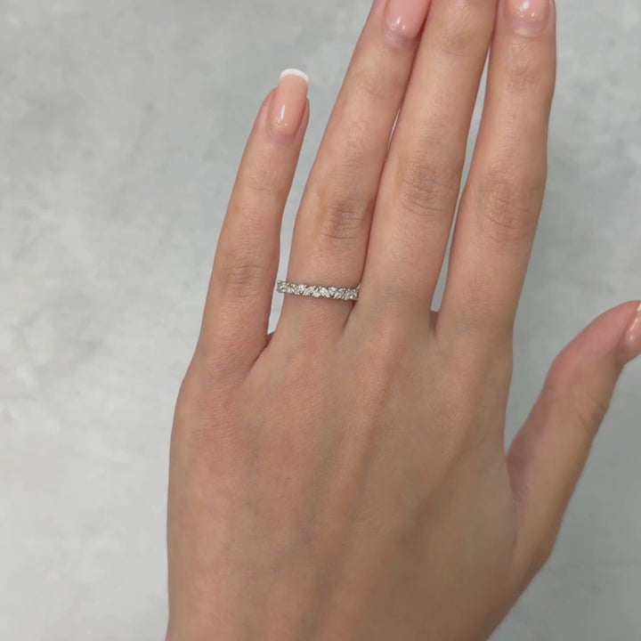 Ready to Ship  Agnes Lab-Created Diamonds Wedding Band