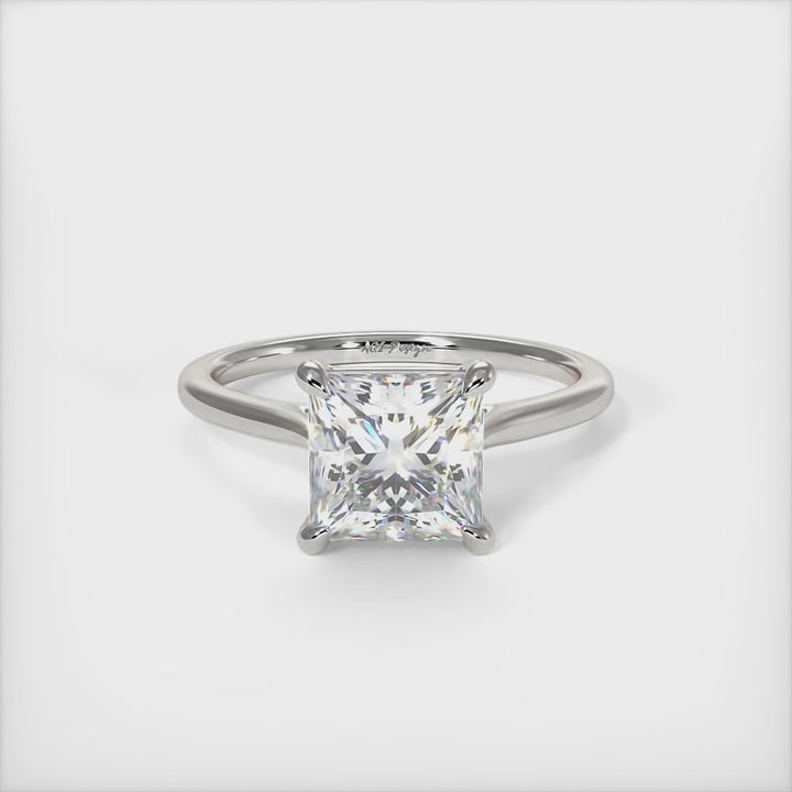 Chloe Princess Cut Lab Created Diamond Engagement Ring