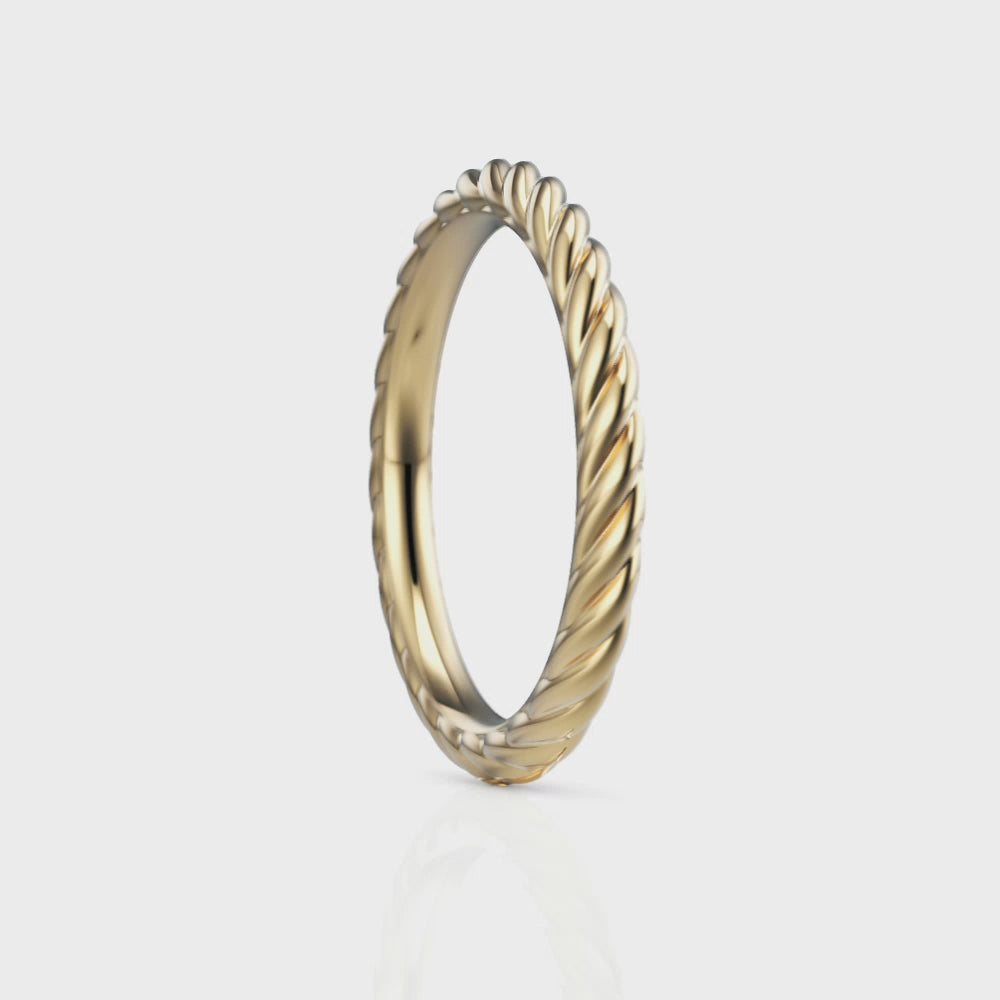 Rope Wedding Ring