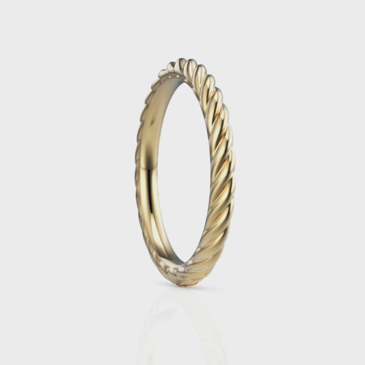 Rope Wedding Ring