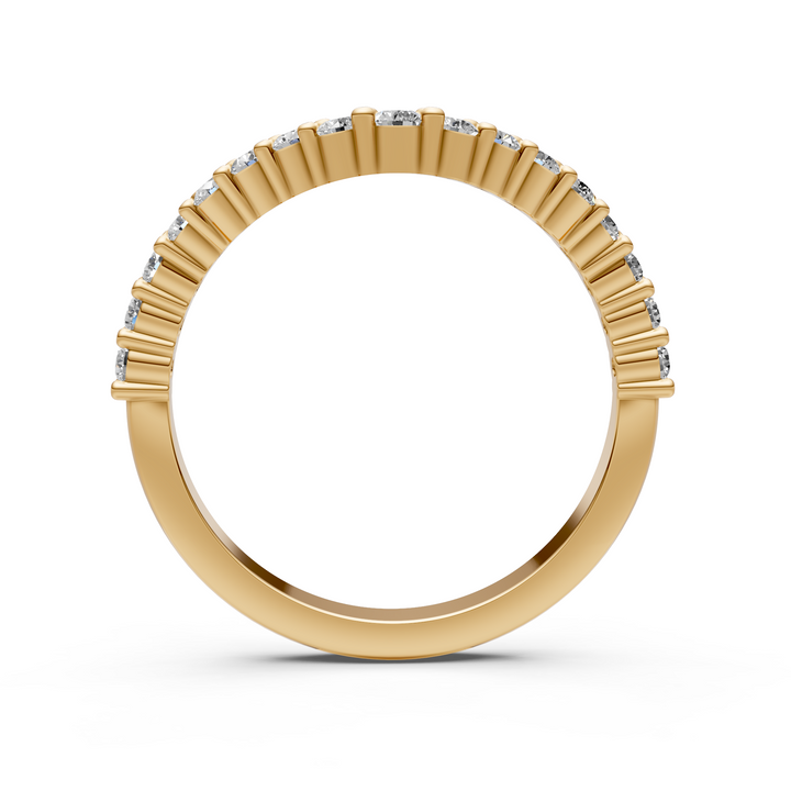 Alliance en diamants créés en laboratoire Erin