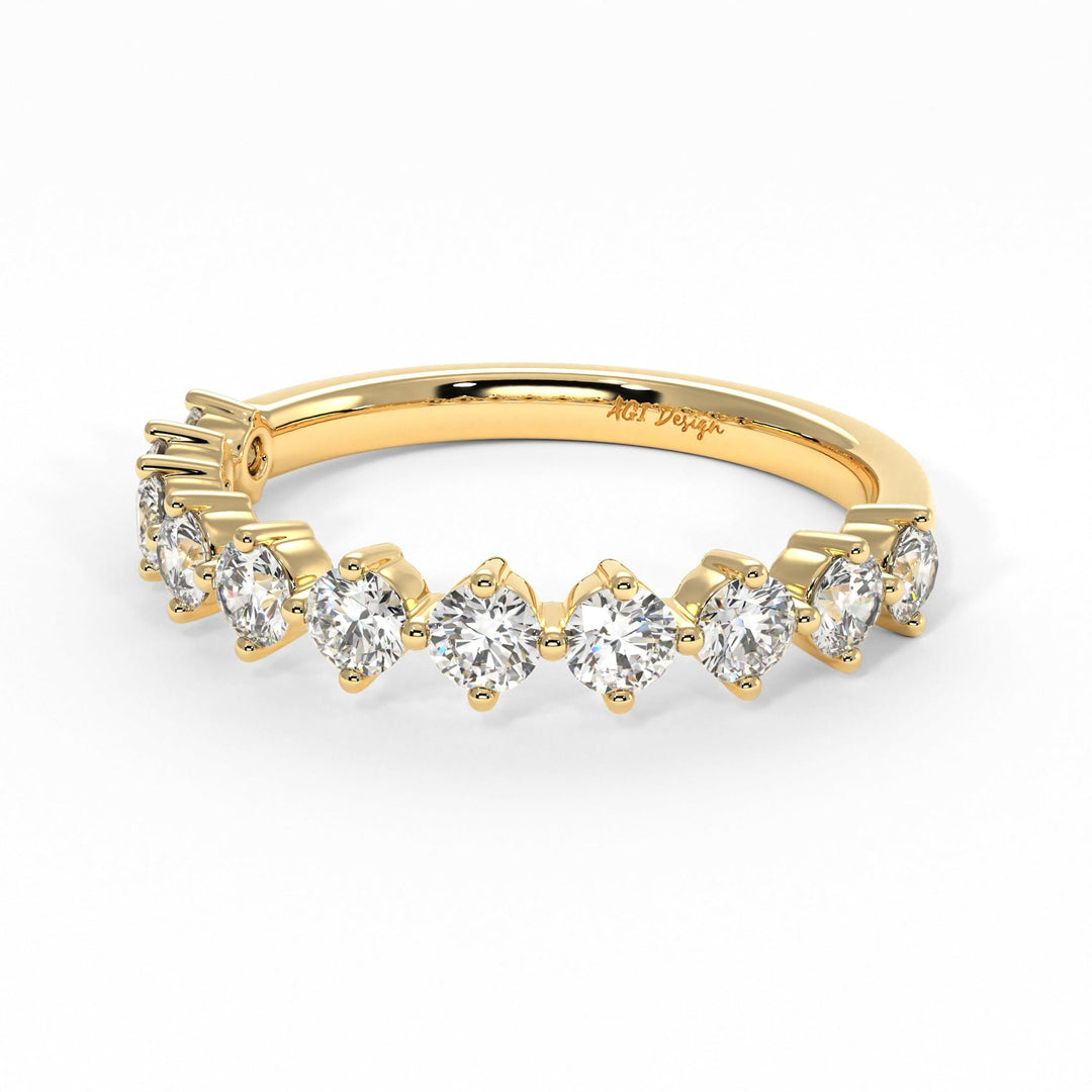 AGIDesignShop Adel Lab-Created Diamonds Wedding Band
