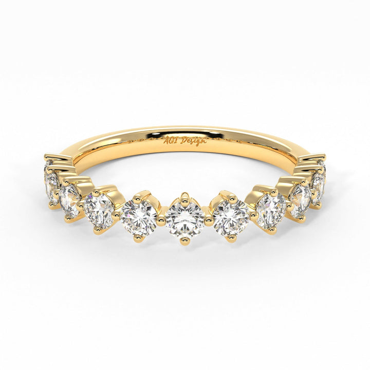 AGIDesignShop Adel Lab-Created Diamonds Wedding Band