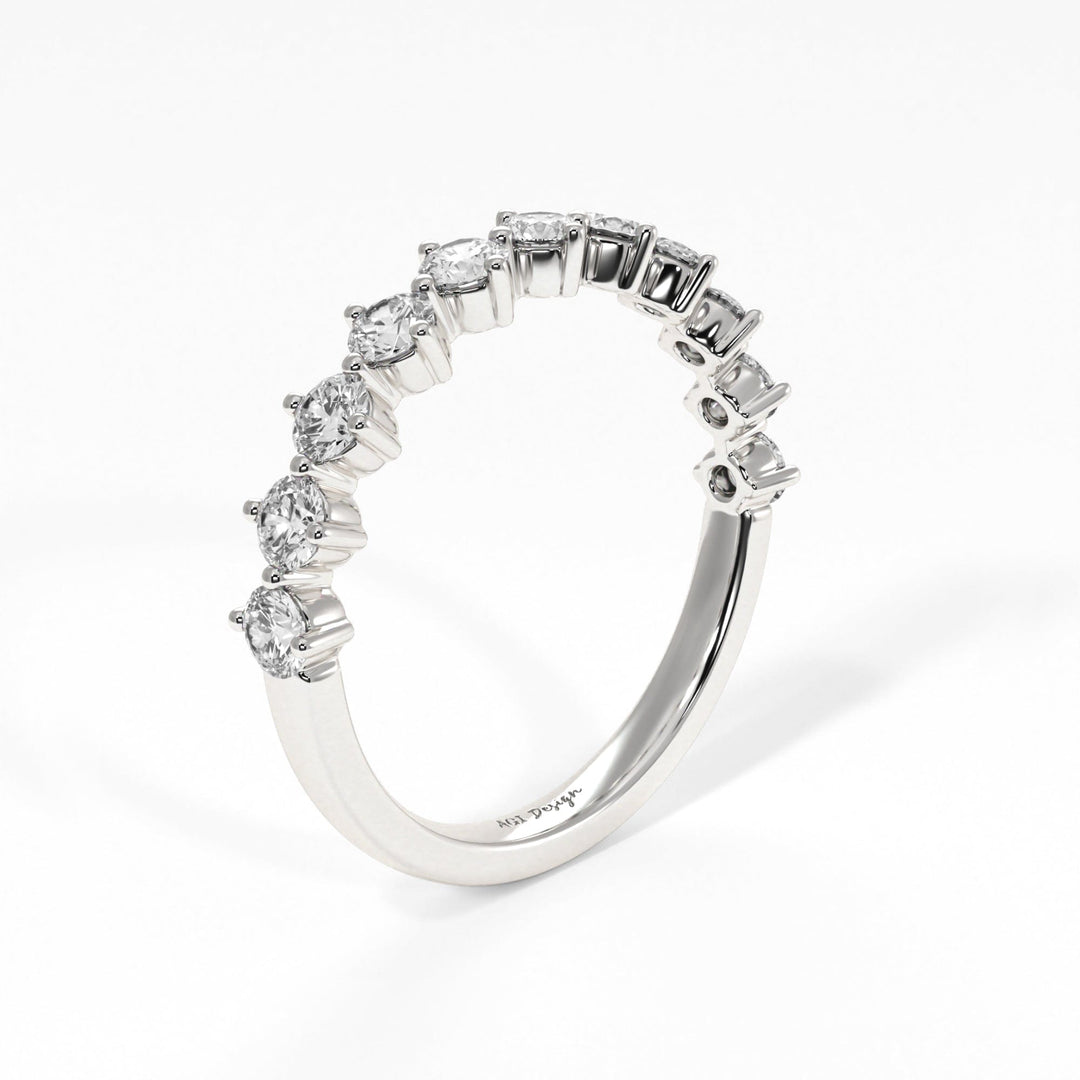 AGIDesignShop Adel Lab-Created Diamonds Wedding Band