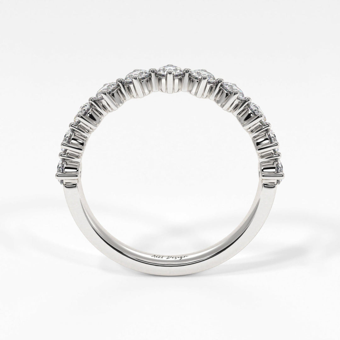 AGIDesignShop Adel Lab-Created Diamonds Wedding Band