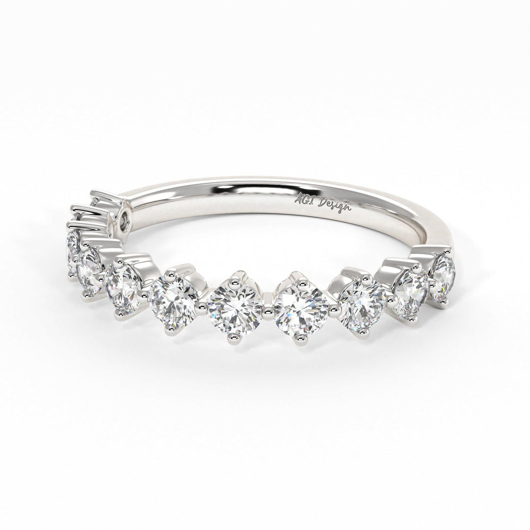 AGIDesignShop Adel Lab-Created Diamonds Wedding Band