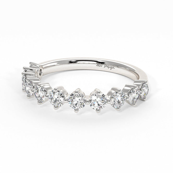 AGIDesignShop Adel Lab-Created Diamonds Wedding Band