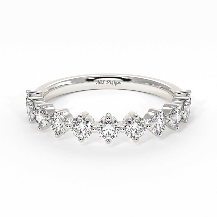 AGIDesignShop Adel Lab-Created Diamonds Wedding Band