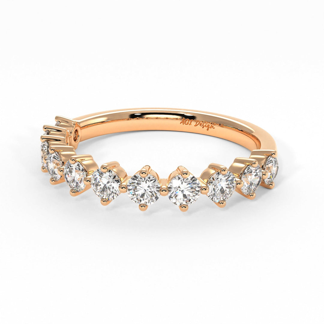 AGIDesignShop Adel Lab-Created Diamonds Wedding Band