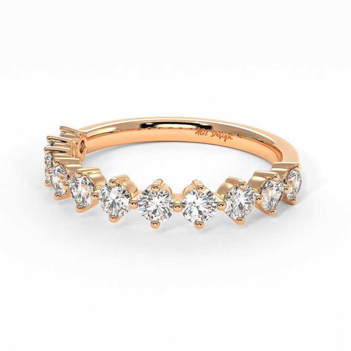 AGIDesignShop Adel Lab-Created Diamonds Wedding Band