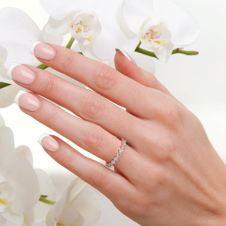 AGIDesignShop Adel Lab-Created Diamonds Wedding Band