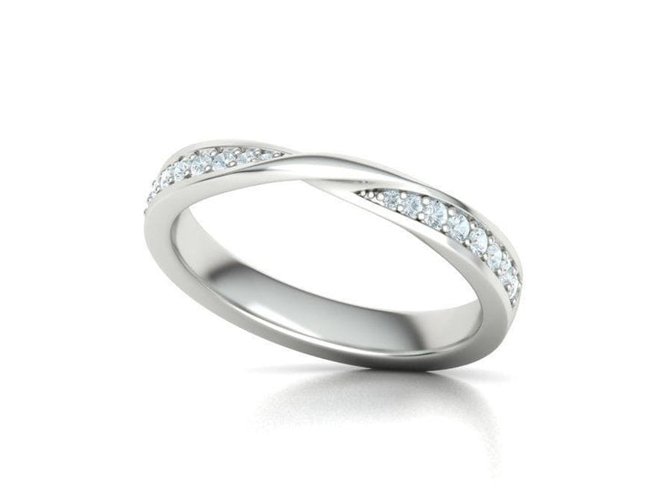 AGIDesignShop Amanda Lab Created Diamond Wedding Band