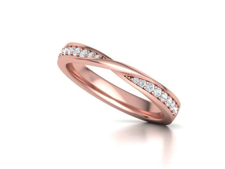 AGIDesignShop Amanda Lab Created Diamond Wedding Band