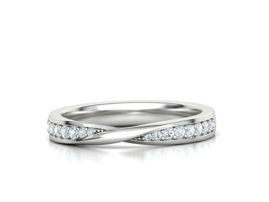 AGIDesignShop Amanda Lab Created Diamond Wedding Band