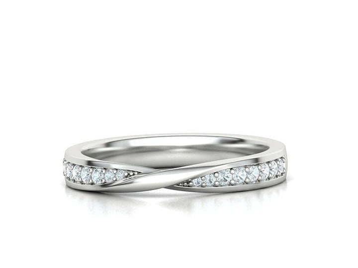 AGIDesignShop Amanda Lab Created Diamond Wedding Band