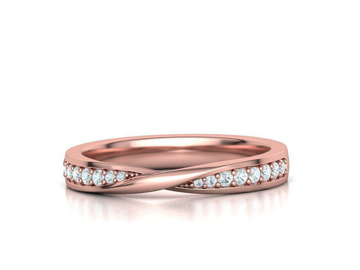 AGIDesignShop Amanda Lab Created Diamond Wedding Band