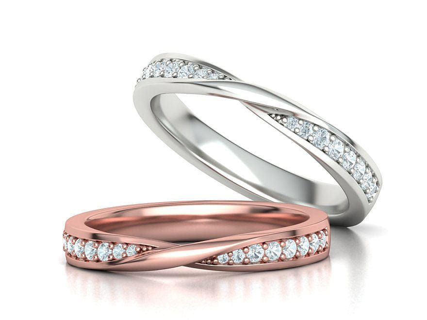 AGIDesignShop Amanda Lab Created Diamond Wedding Band