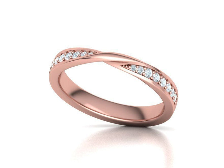 AGIDesignShop Amanda Lab Created Diamond Wedding Band