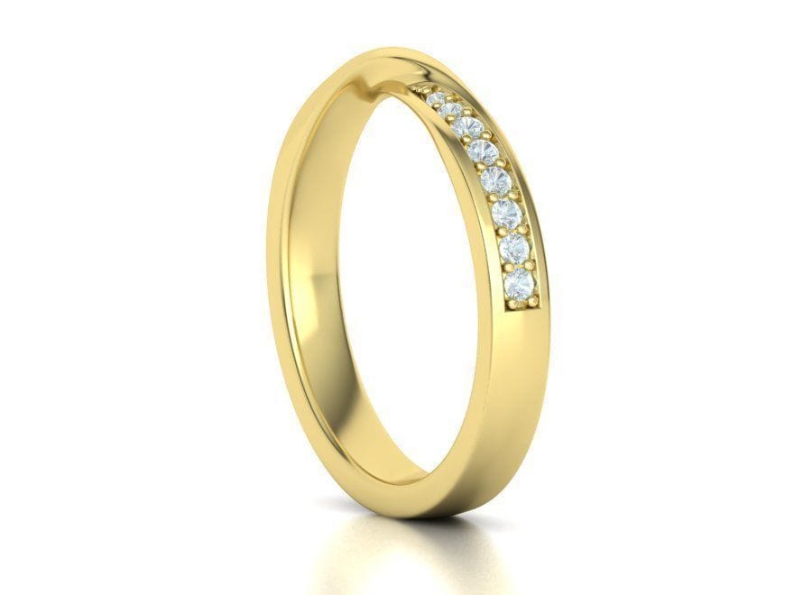 AGIDesignShop Amanda Lab Created Diamond Wedding Band