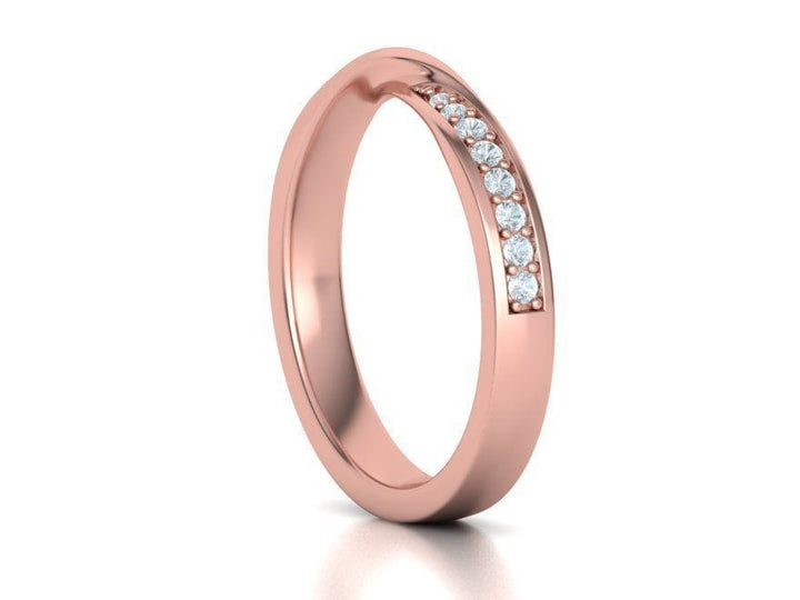 AGIDesignShop Amanda Lab Created Diamond Wedding Band