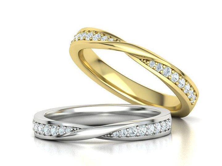 AGIDesignShop Amanda Lab Created Diamond Wedding Band