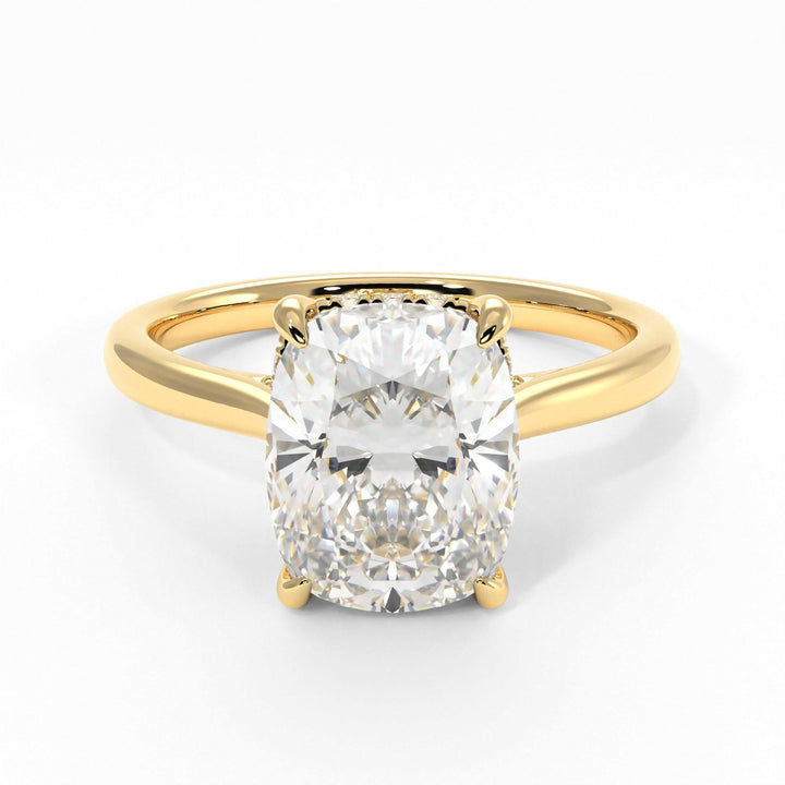 AGIDesignShop Bella Elongated Cushion Moissanite Engagement Ring