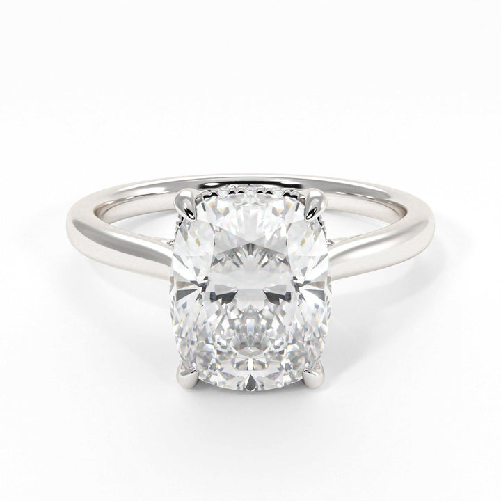 AGIDesignShop Bella Elongated Cushion Moissanite Engagement Ring