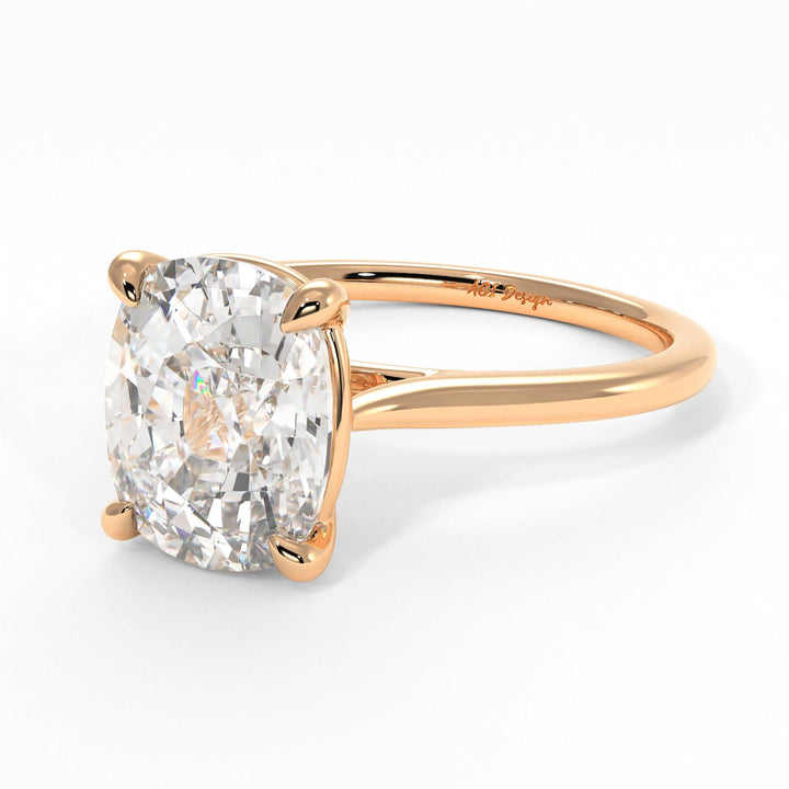 AGIDesignShop Chloe Elongated Cushion Moissanite  Engagement Ring
