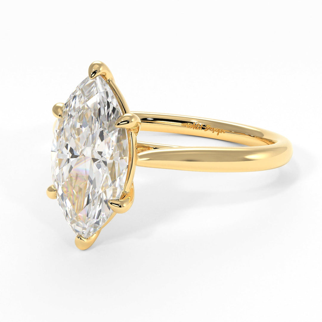AGIDesignShop Chloe Marquise Moissanite  Engagement Ring