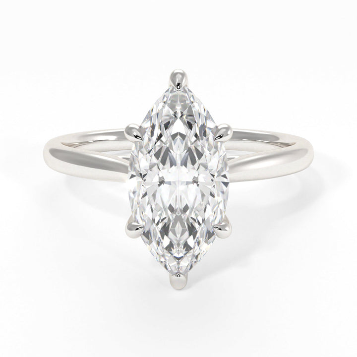 AGIDesignShop Chloe Marquise Moissanite  Engagement Ring