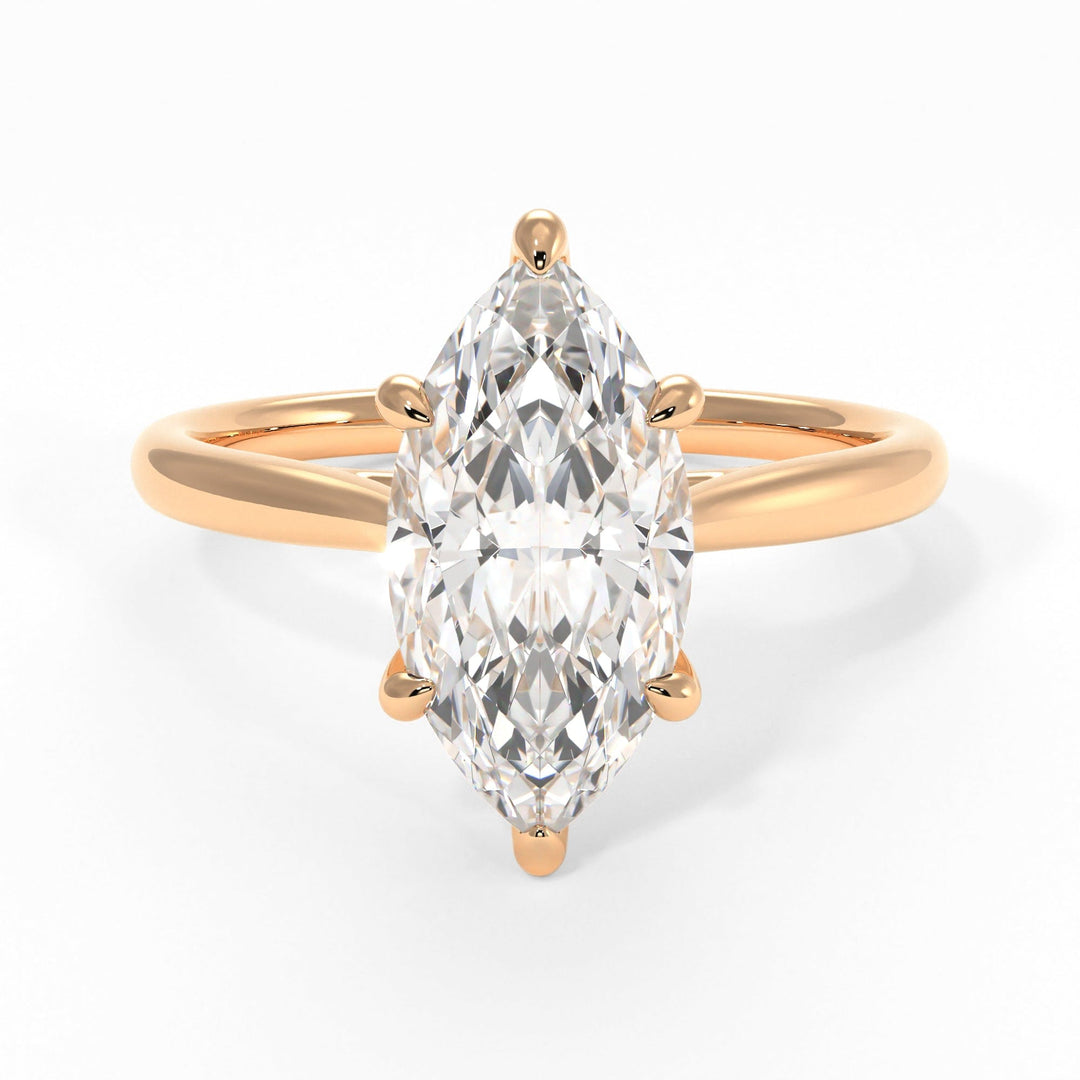 AGIDesignShop Chloe Marquise Moissanite  Engagement Ring