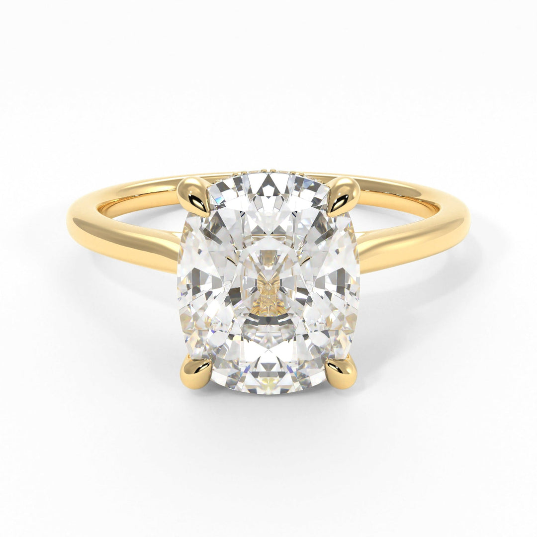 AGIDesignShop Claire Elongated Cushion Moissanite  Engagement Ring