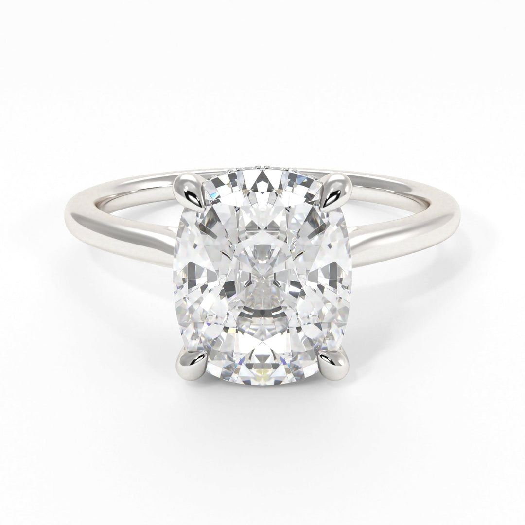 AGIDesignShop Claire Elongated Cushion Moissanite  Engagement Ring