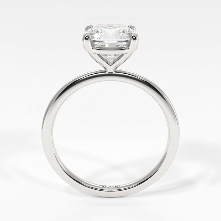 AGIDesignShop Eden Cushion Cut Moissanite Engagement Ring