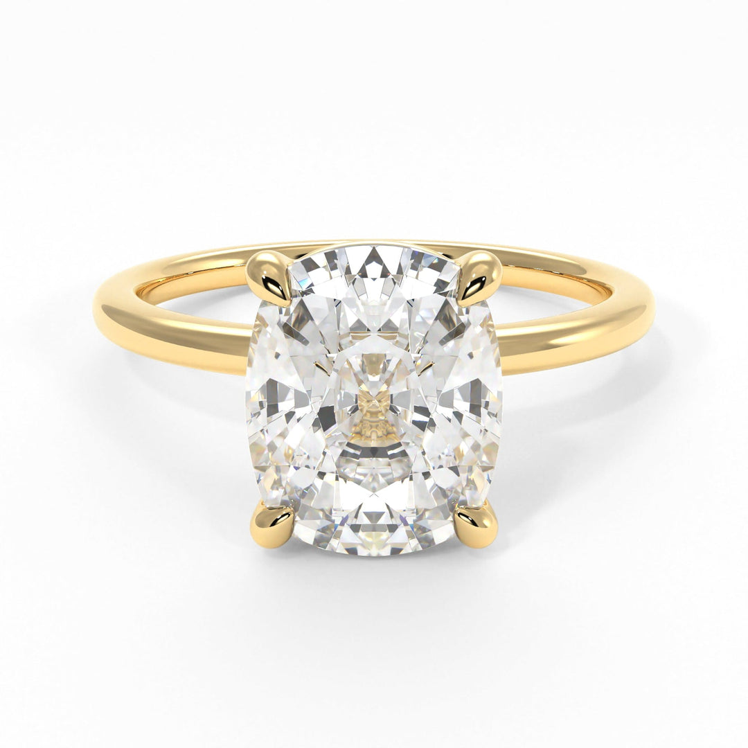 AGIDesignShop Eden Elongated Cushion Moissanite  Engagement Ring
