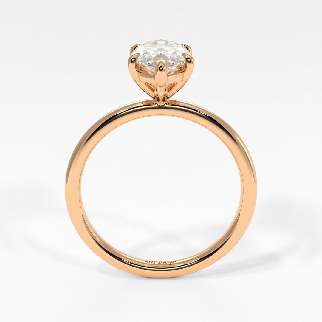 AGIDesignShop Eden Marquise Moissanite  Engagement Ring
