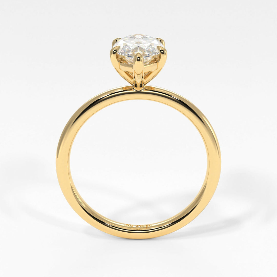 AGIDesignShop Eden Marquise Moissanite  Engagement Ring