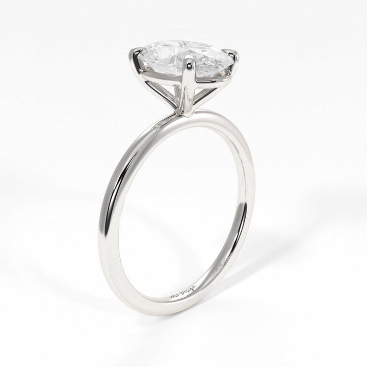 AGIDesignShop Eden Oval Moissanite  Engagement Ring