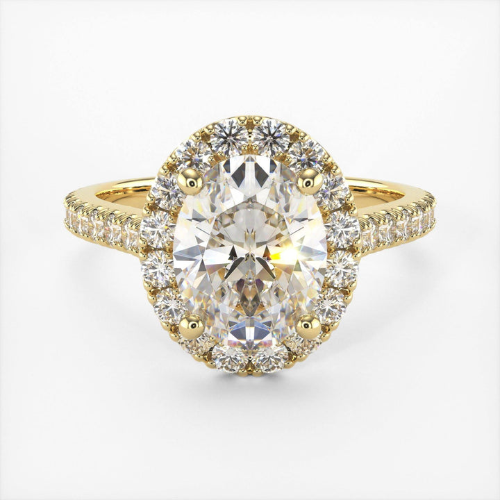 AGIDesignShop Emory Oval Moissanite  Engagement Ring
